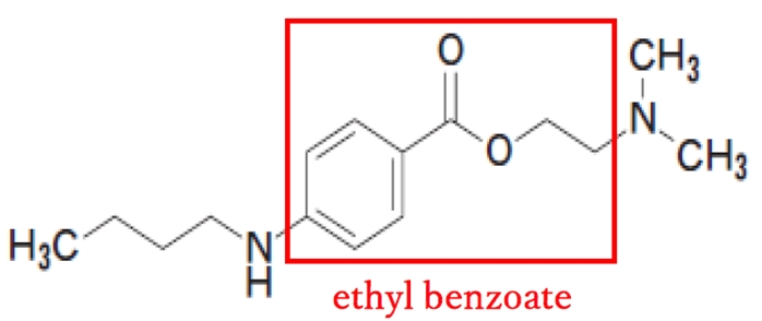 テトラカイン塩酸塩の化学名 98回薬剤師国家試験問101の3
